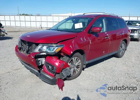 2018 Nissan Pathfinder Sl из США, поврежденный, VIN 5N1DR2MN3JC655774